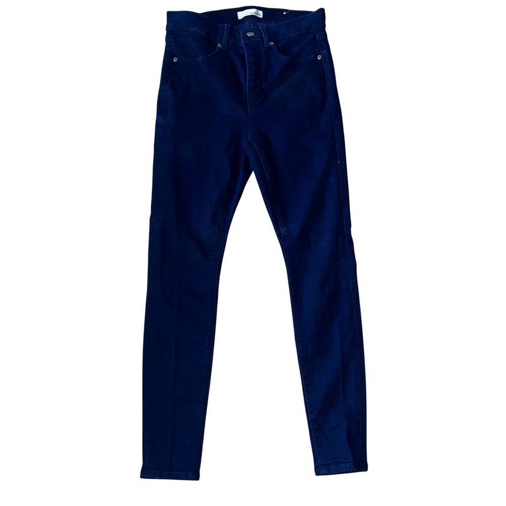 LOFT Legging Jeans Women 28/6P Dark Indigo Slim Pockets Stretch Denim High‎ Rise